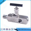 Stainless steel instrument root valve, block and bleed valve